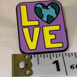 Love Earth Pin Brooch